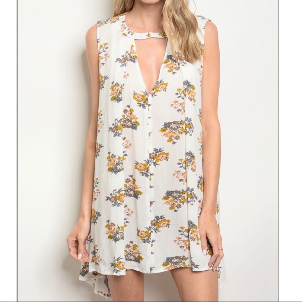BOHO Floral Print Tunic